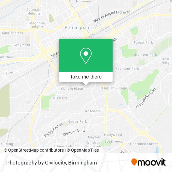 Photography by Civilocity map