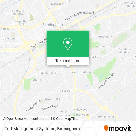 Turf Management Systems map