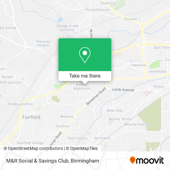 M&R Social & Savings Club map