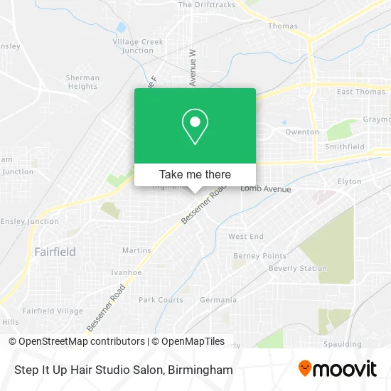 Step It Up Hair Studio Salon map