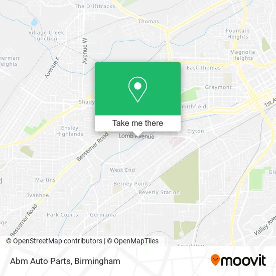 Abm Auto Parts map