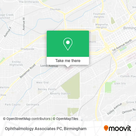 Ophthalmology Associates PC map