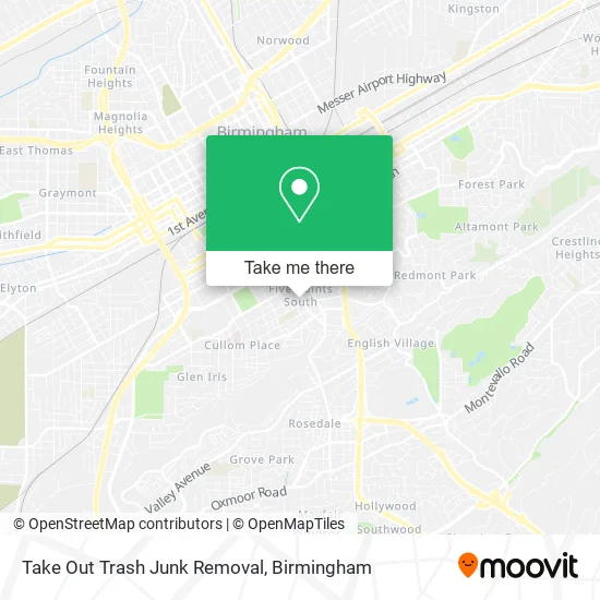 Mapa de Take Out Trash Junk Removal