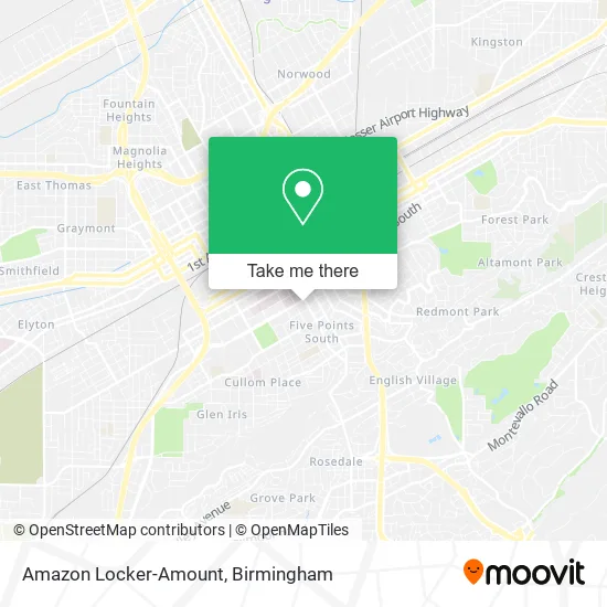 Amazon Locker-Amount map