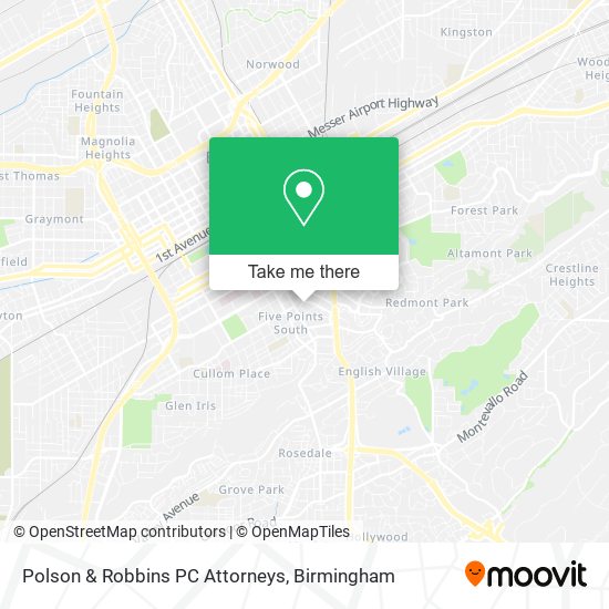 Mapa de Polson & Robbins PC Attorneys