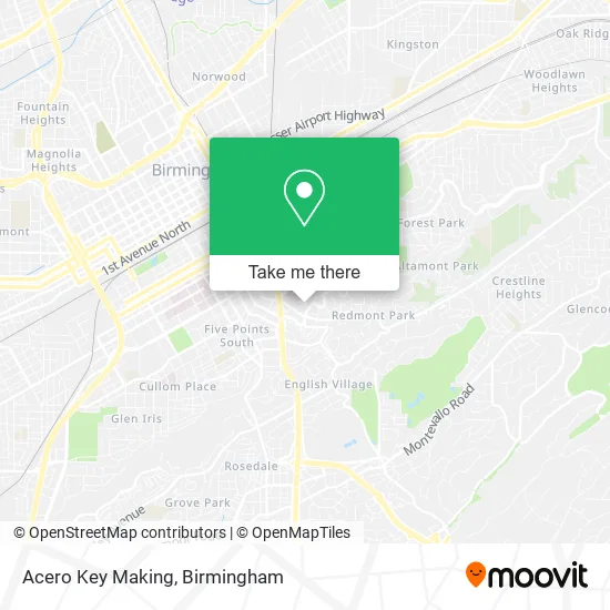 Acero Key Making map