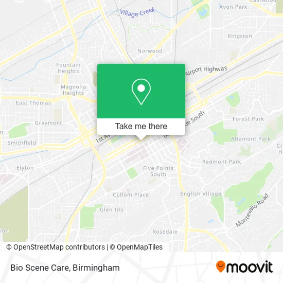 Bio Scene Care map