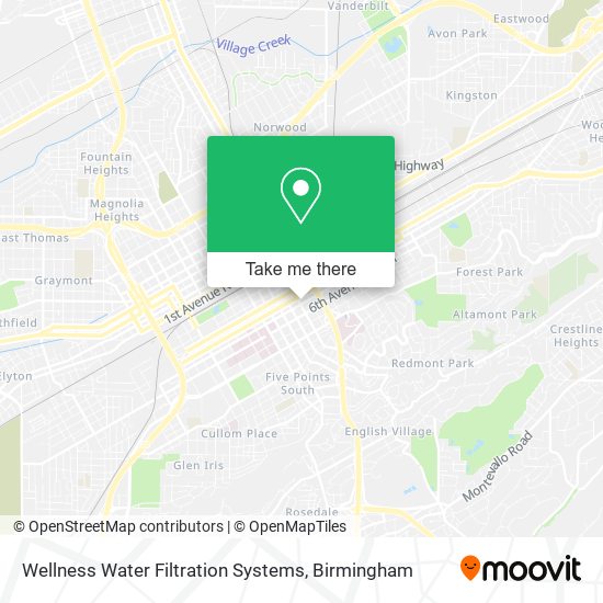 Mapa de Wellness Water Filtration Systems