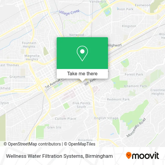 Wellness Water Filtration Systems map