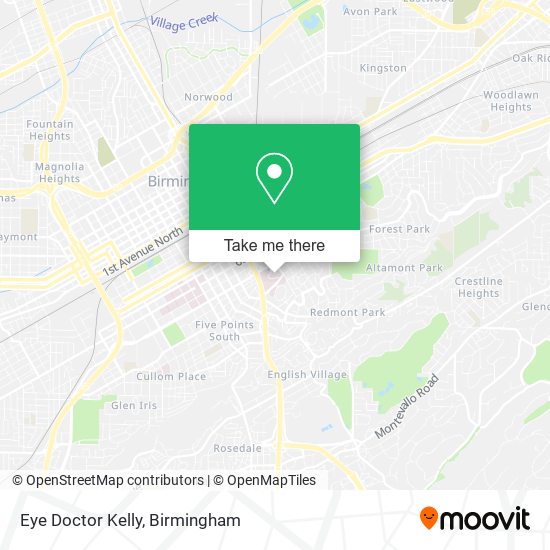 Eye Doctor Kelly map