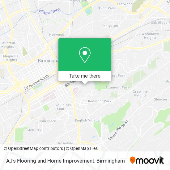 AJ's Flooring and Home Improvement map