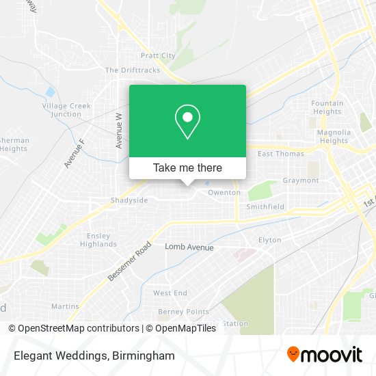 Mapa de Elegant Weddings