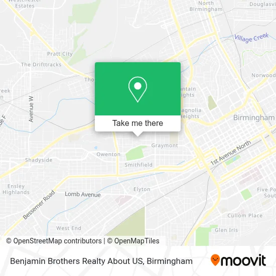 Benjamin Brothers Realty About US map