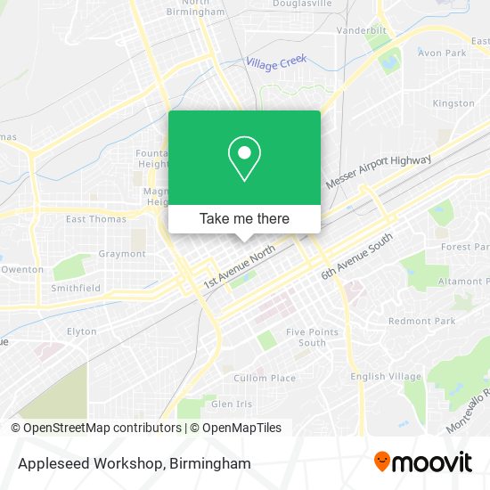 Mapa de Appleseed Workshop