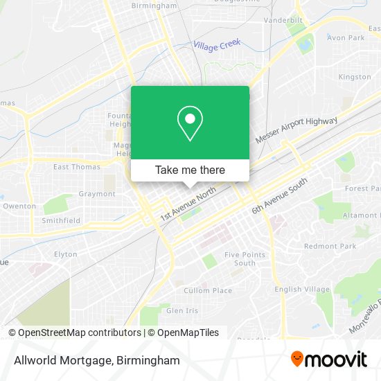 Mapa de Allworld Mortgage