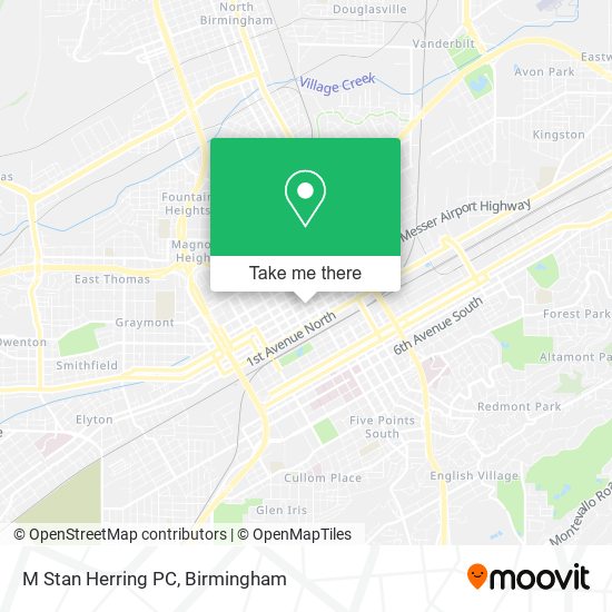 M Stan Herring PC map
