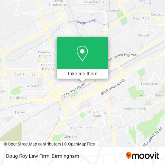 Doug Roy Law Firm map