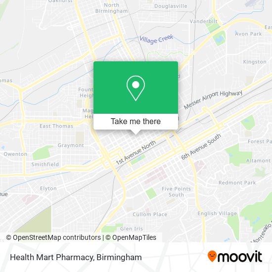 Health Mart Pharmacy map