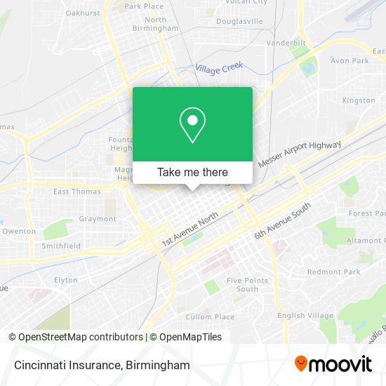 Cincinnati Insurance map
