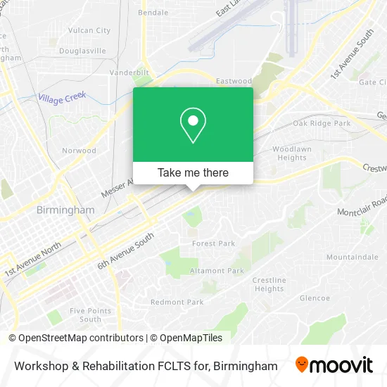 Mapa de Workshop & Rehabilitation FCLTS for