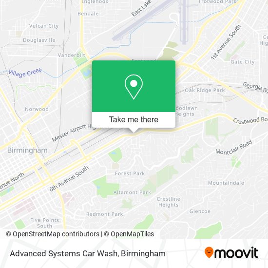 Advanced Systems Car Wash map