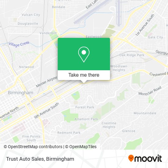 Trust Auto Sales map