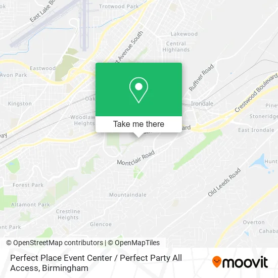Perfect Place Event Center / Perfect Party All Access map