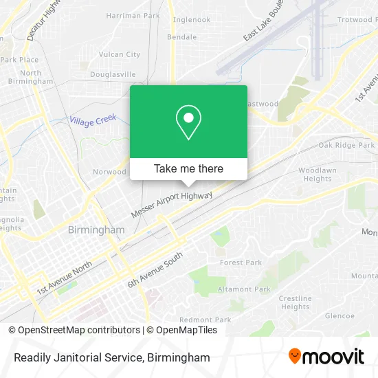 Readily Janitorial Service map