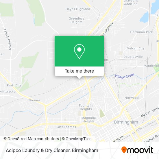 Mapa de Acipco Laundry & Dry Cleaner