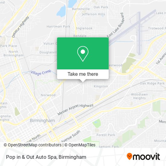 Pop in & Out Auto Spa map