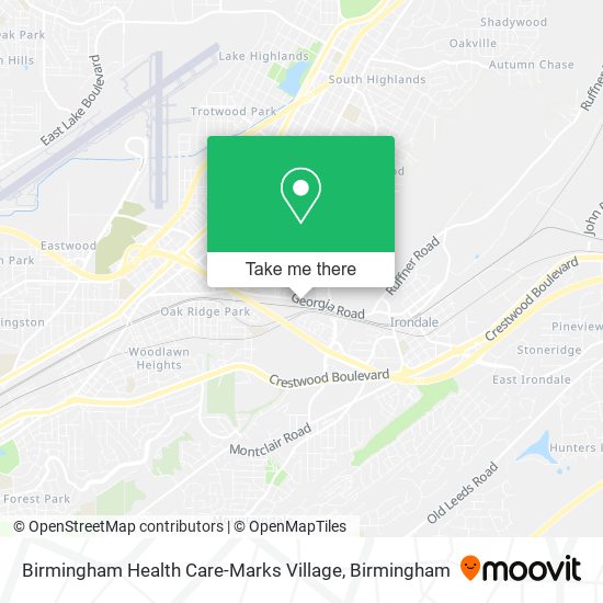 Mapa de Birmingham Health Care-Marks Village