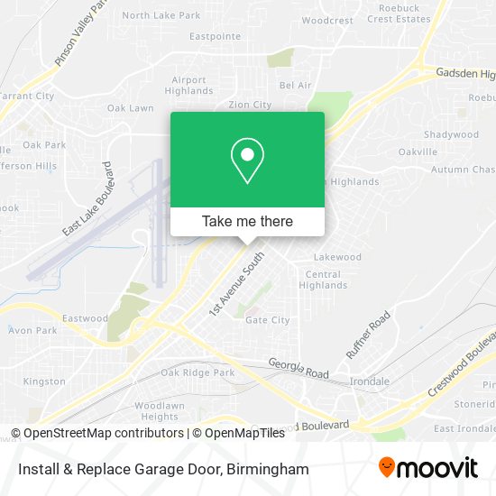 Install & Replace Garage Door map
