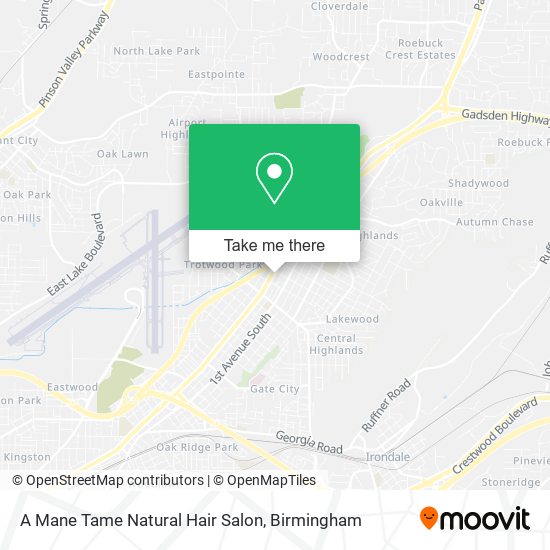 A Mane Tame Natural Hair Salon map