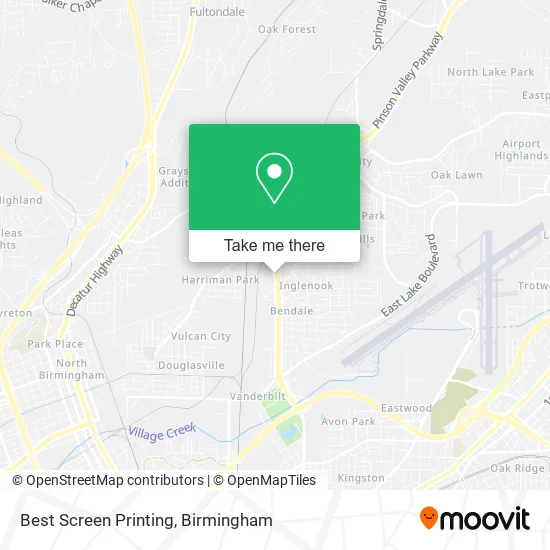 Best Screen Printing map