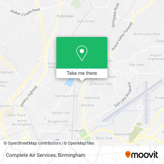 Complete Air Services map