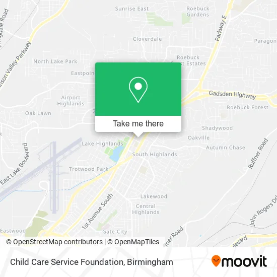 Child Care Service Foundation map