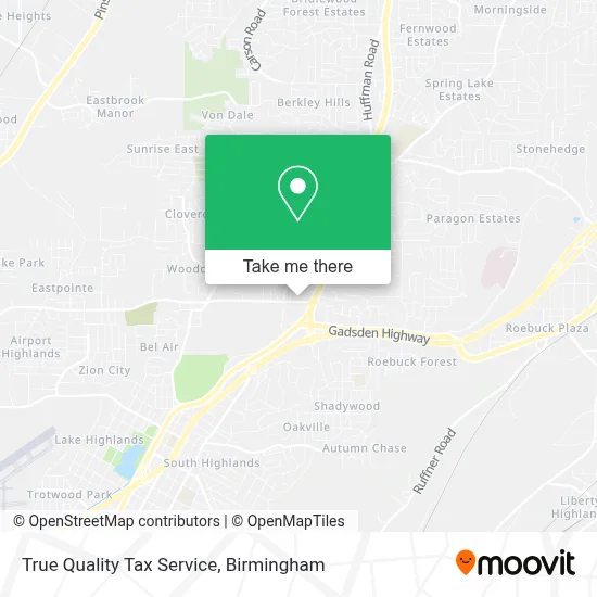 True Quality Tax Service map