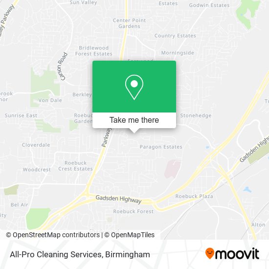 Mapa de All-Pro Cleaning Services