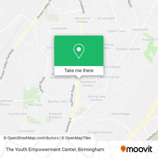 The Youth Empowerment Center map