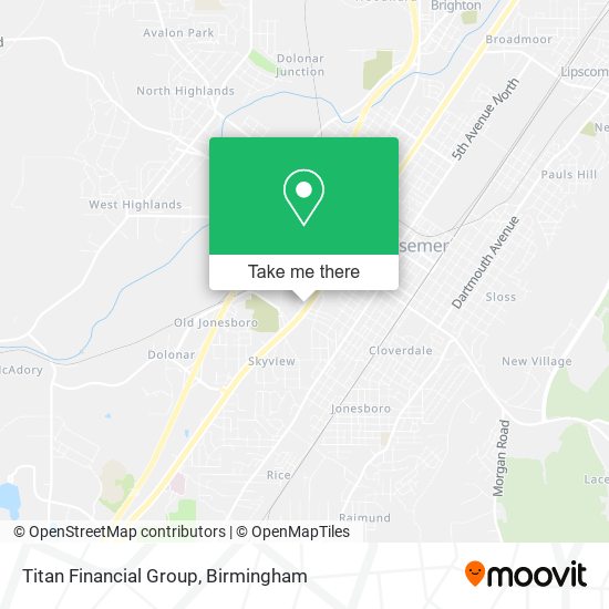 Titan Financial Group map