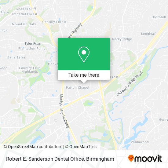 Mapa de Robert E. Sanderson Dental Office