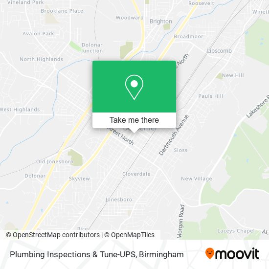 Plumbing Inspections & Tune-UPS map