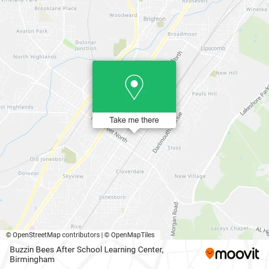 Buzzin Bees After School Learning Center map