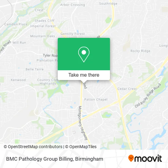 BMC Pathology Group Billing map
