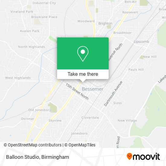 Mapa de Balloon Studio