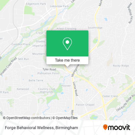 Mapa de Forge Behavioral Wellness