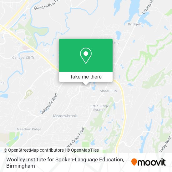 Mapa de Woolley Institute for Spoken-Language Education