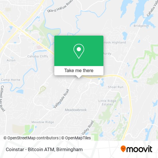 Mapa de Coinstar - Bitcoin ATM