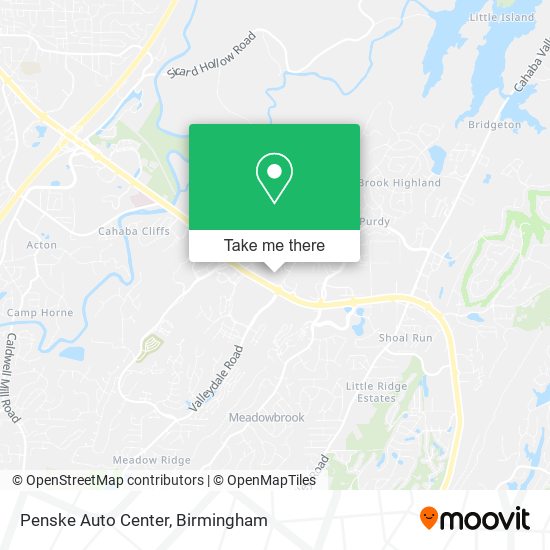 Penske Auto Center map