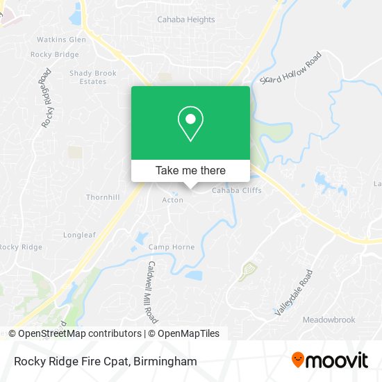 Rocky Ridge Fire Cpat map